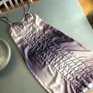 Akira Satin Ombré Dress